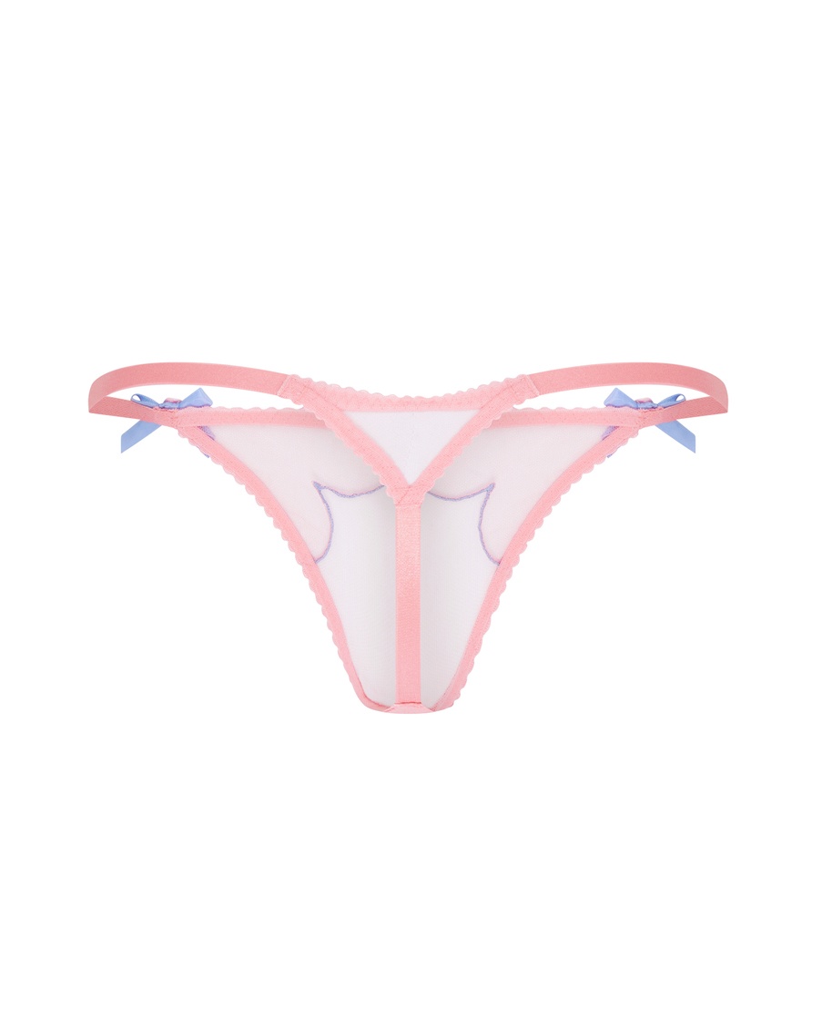 Бледно-розовые трусы стринги Lorna