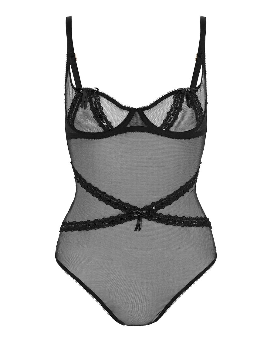 Черное боди Zarie