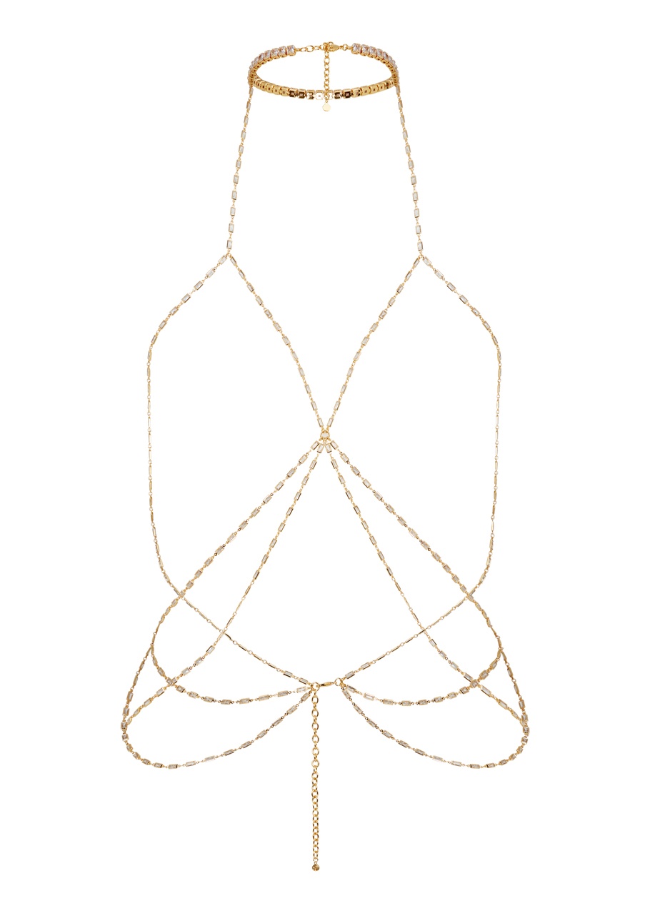 Золотая цепочка для тела Crestia