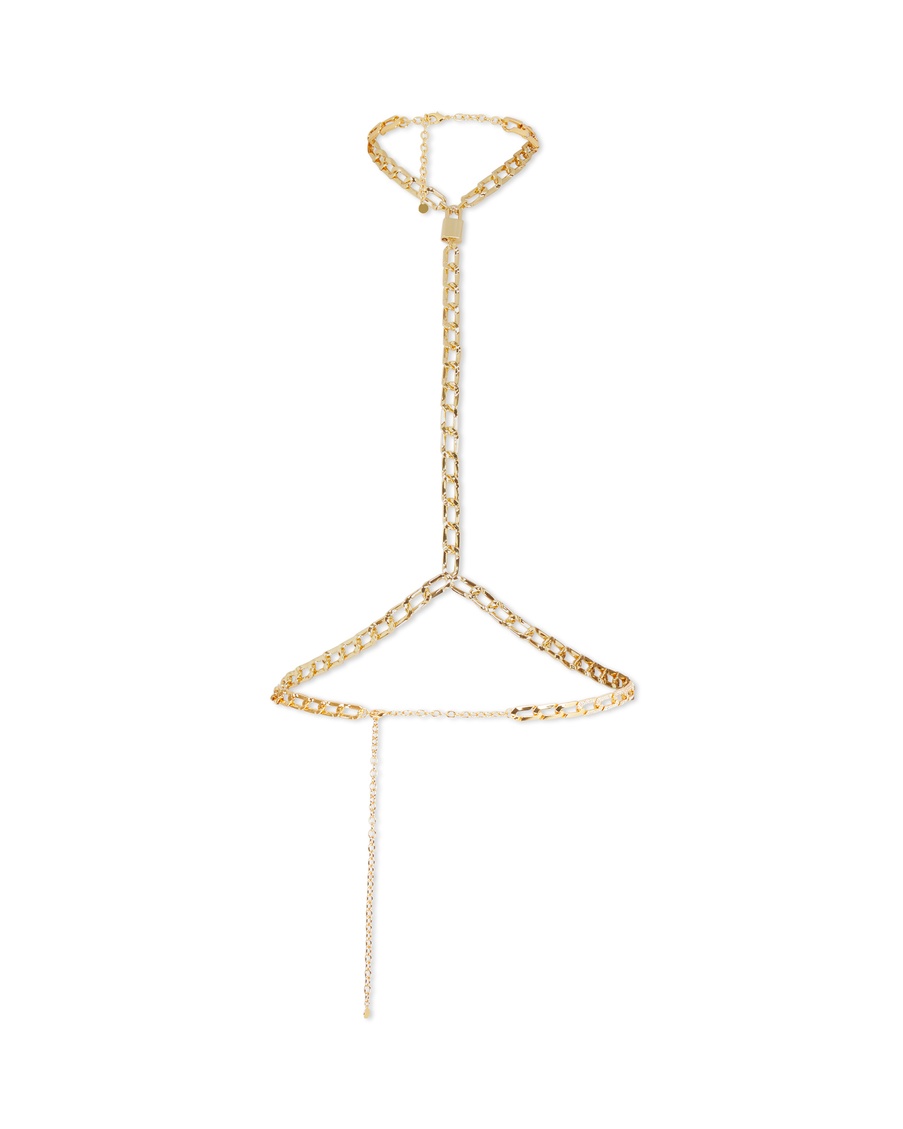 Золотистая цепочка на тело Meriem