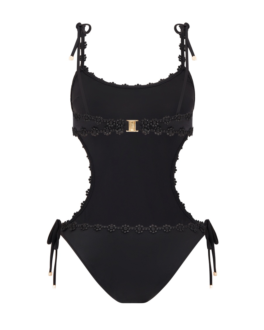 Черный слитный купальник Maiya Agent Provocateur – купить за 44 500 р.