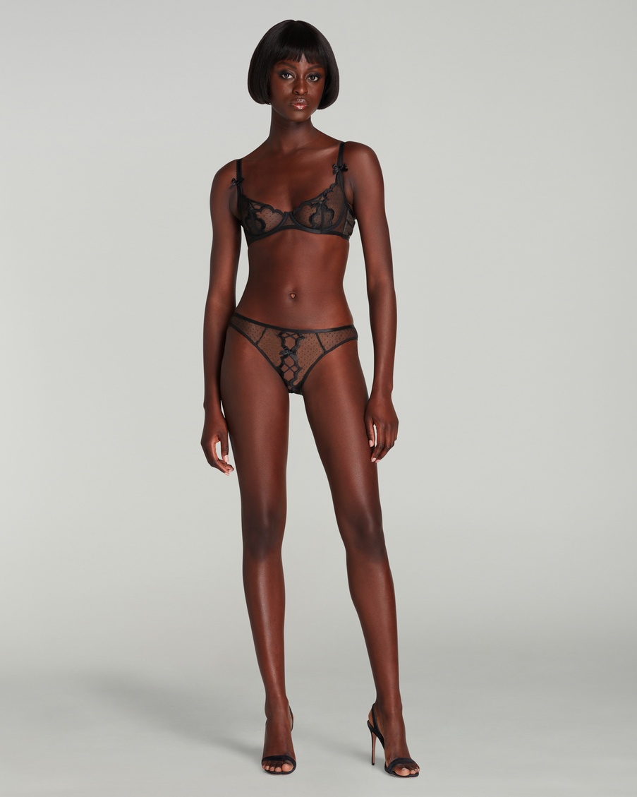 Черные французские трусы Katanah