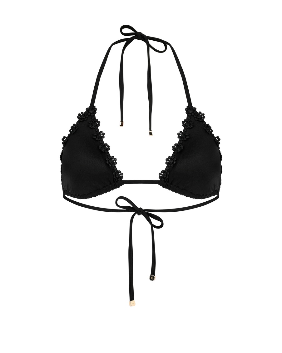 Черный топ купальника Maiya