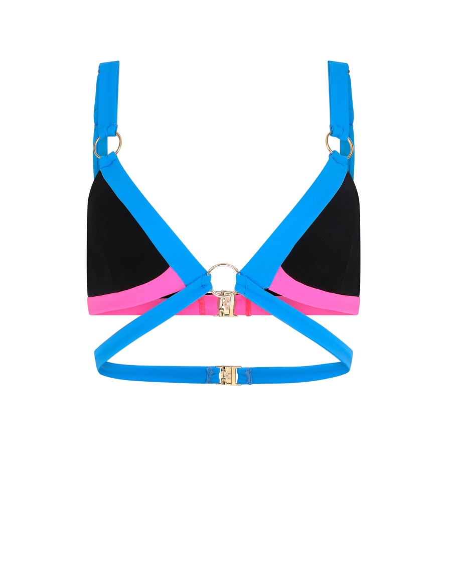 Разноцветный топ купальника Imizia