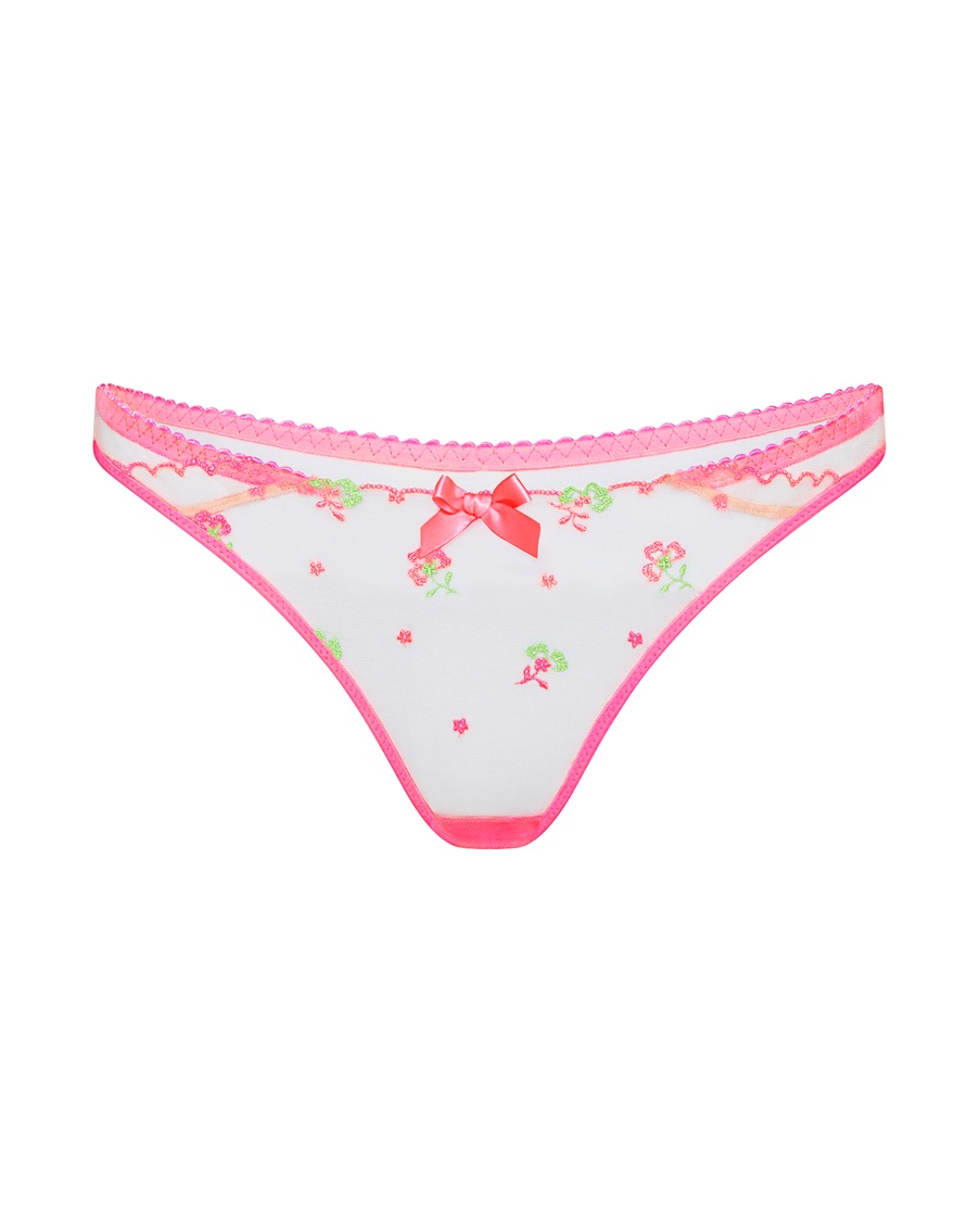 Розовые трусы стринги Willowe