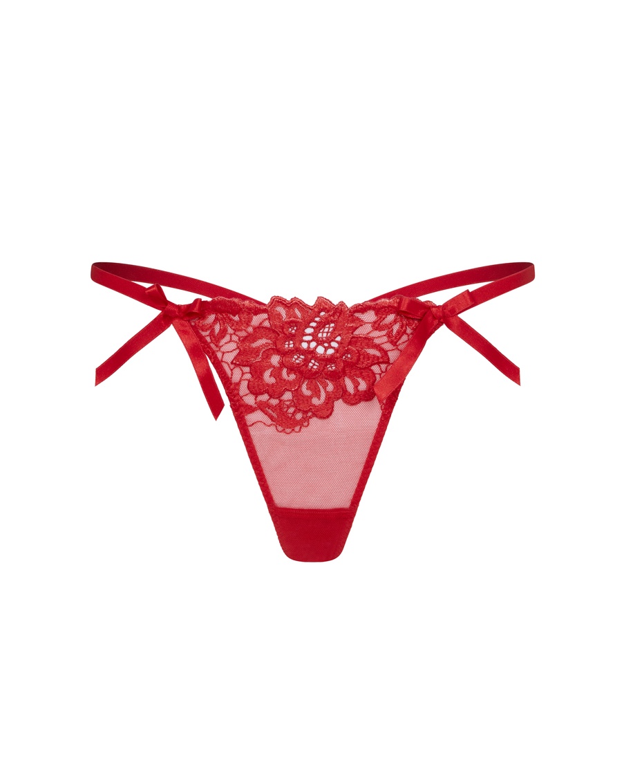 Красные трусы стринги Cendrillon