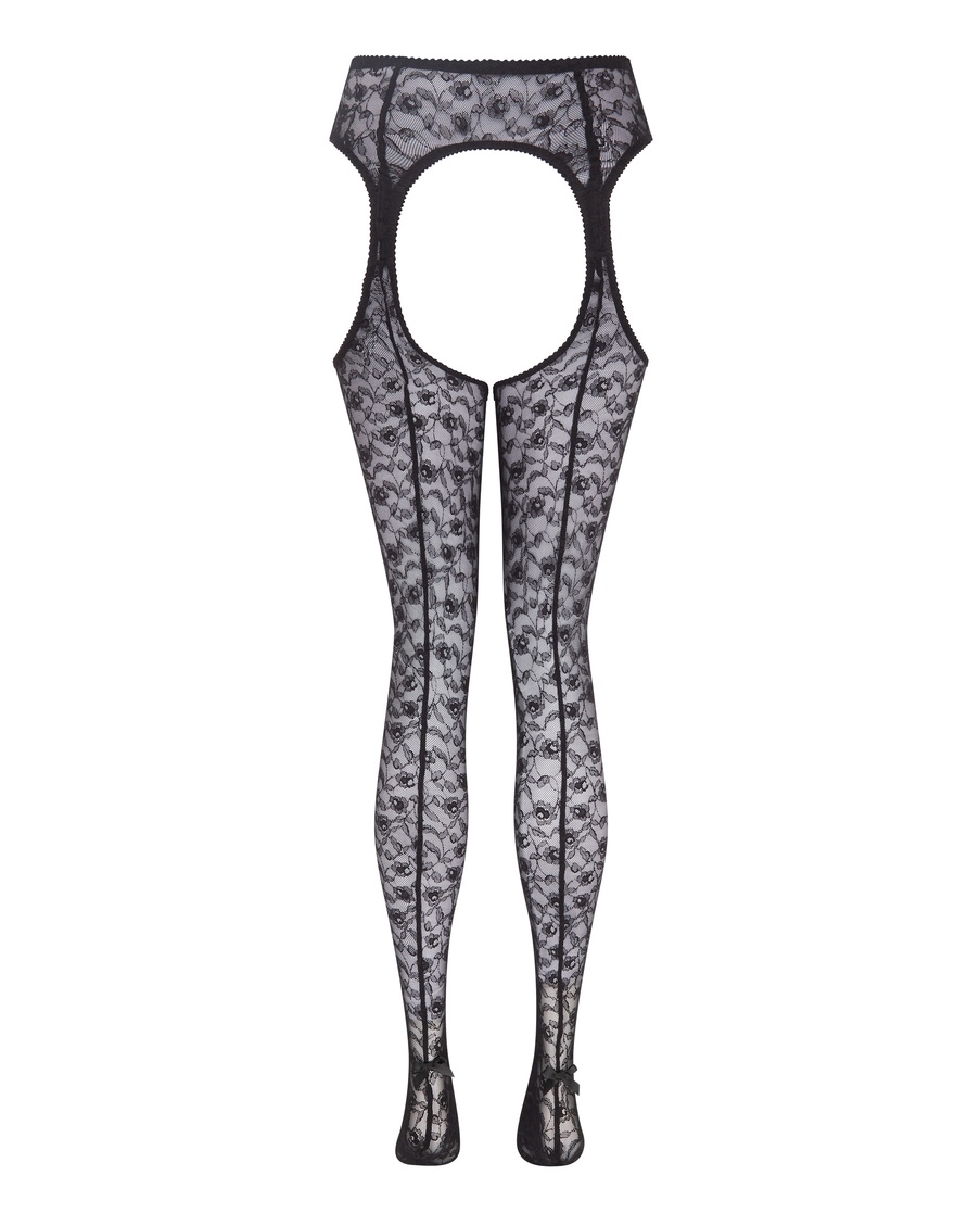 Черные чулки-колготки Daylia