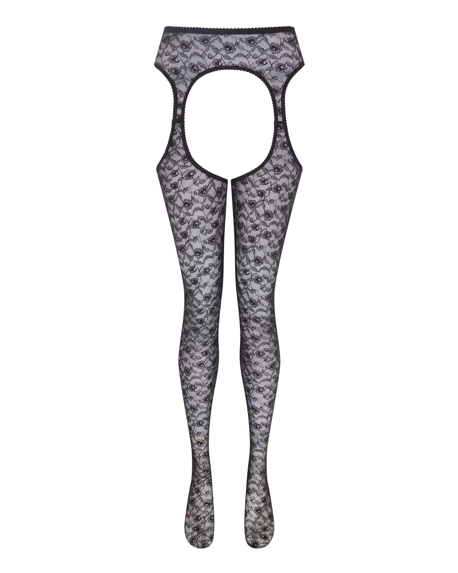 Черные чулки-колготки Daylia