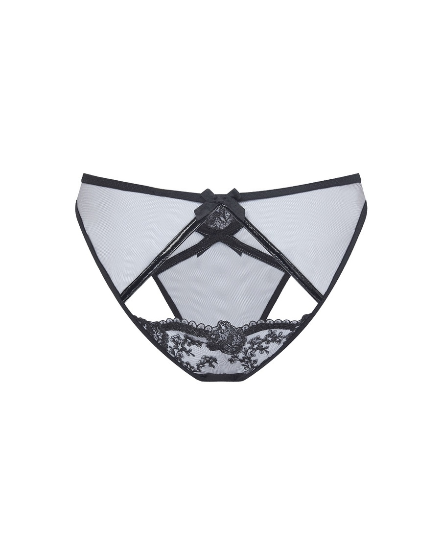 Черные французские трусы Charlotia