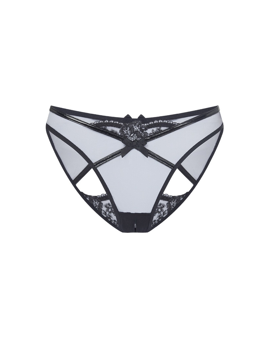 Черные французские трусы Charlotia