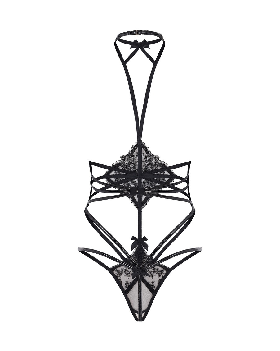 Черное боди Charlotia