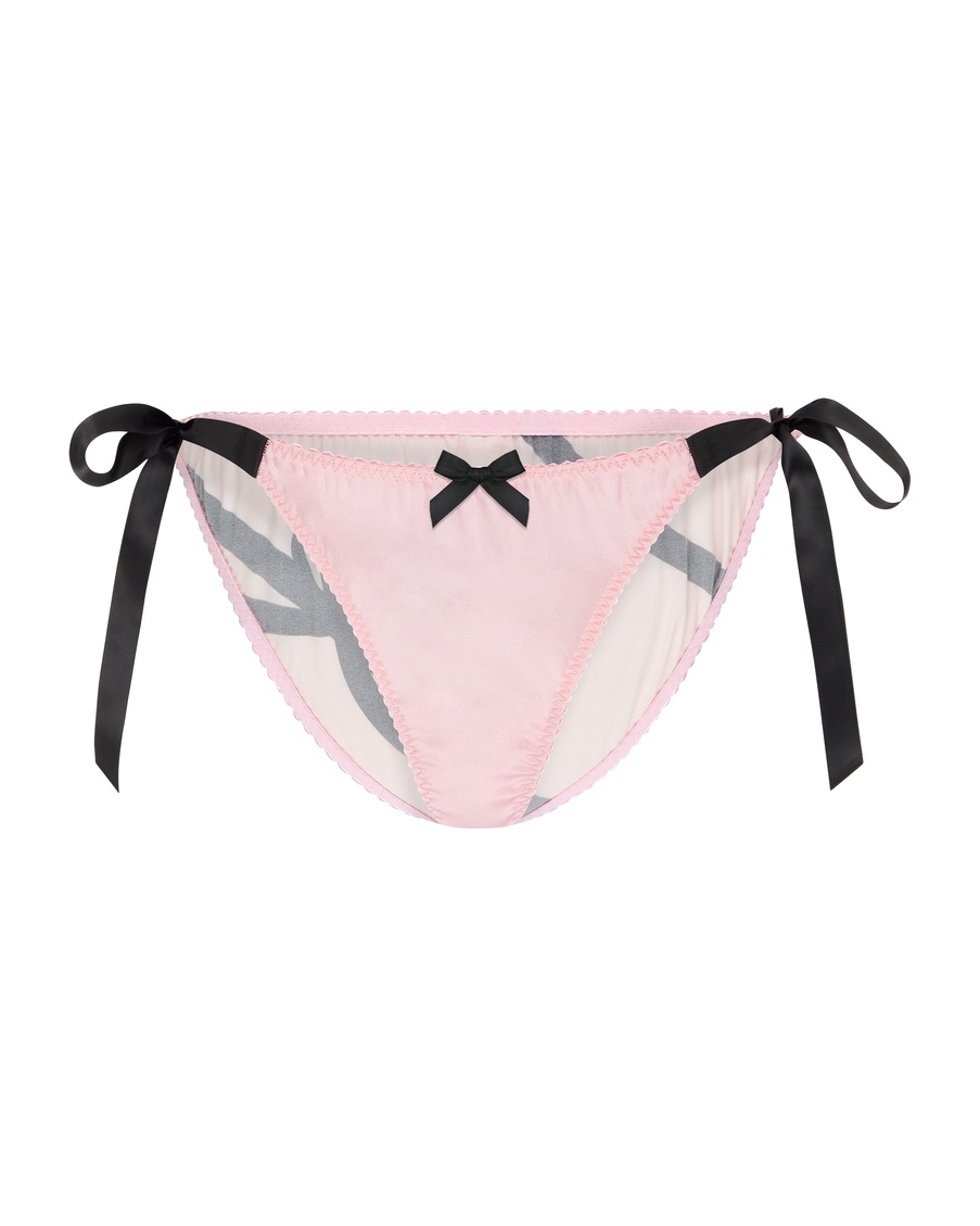 Розовые трусы на завязках Unwrap Me