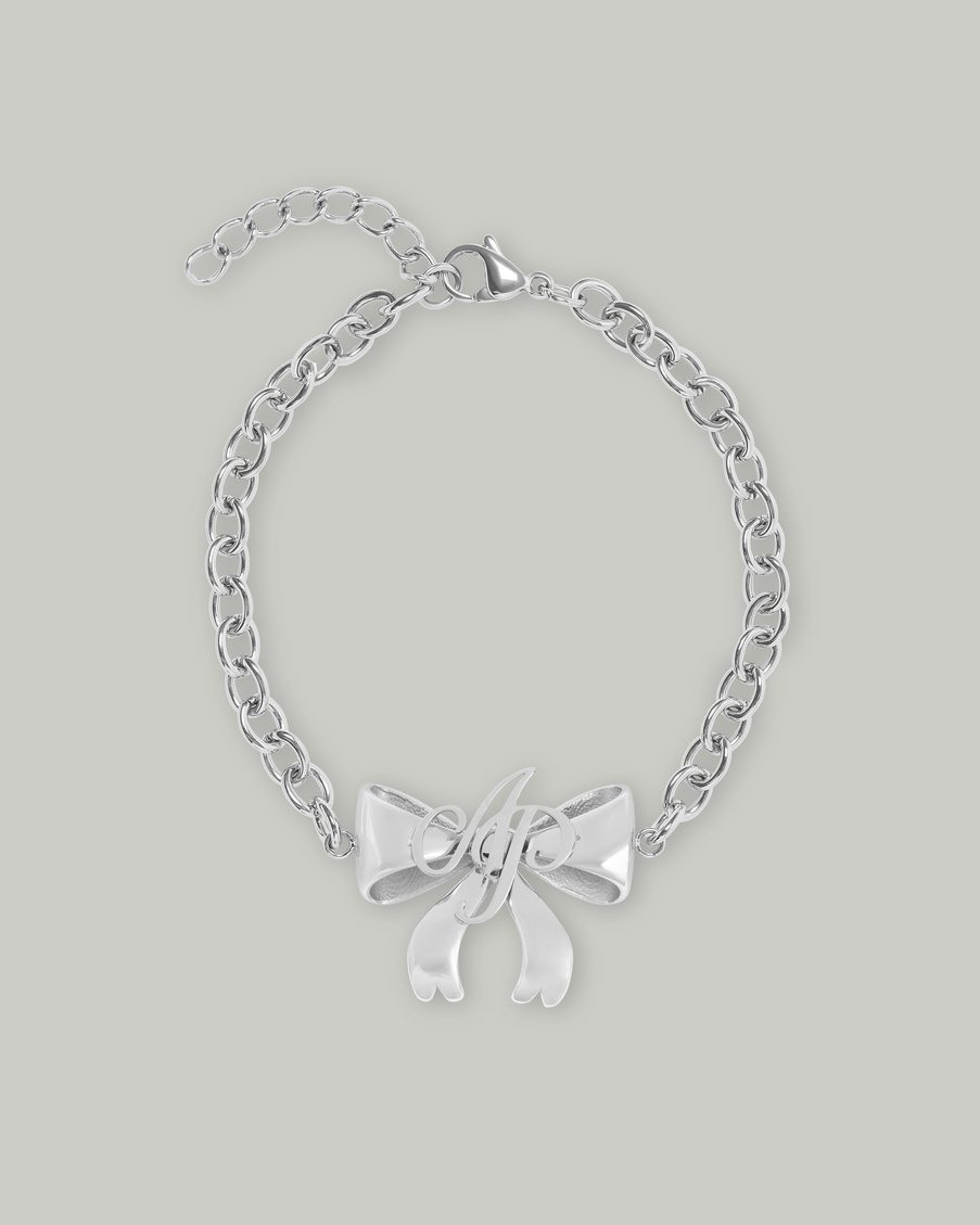 Серебристый браслет Bret