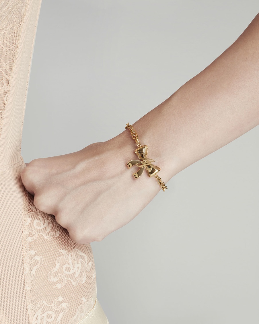 Золотистый браслет Bret