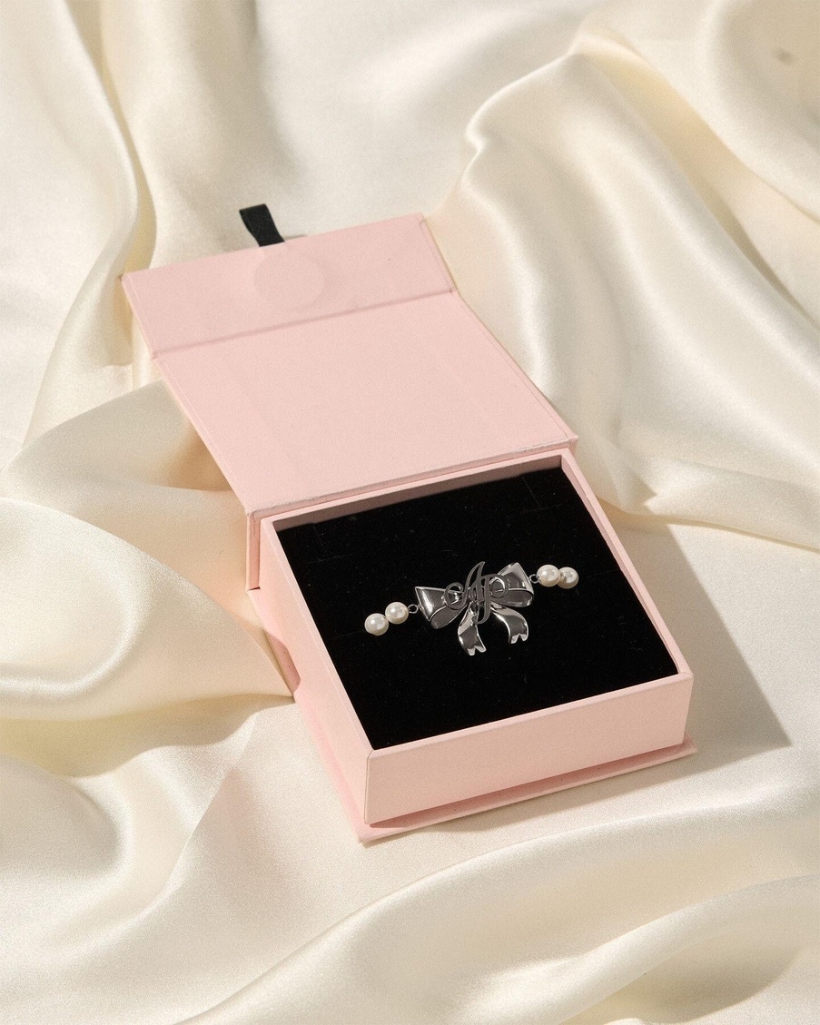 Жемчужно-серебряный браслет Beki