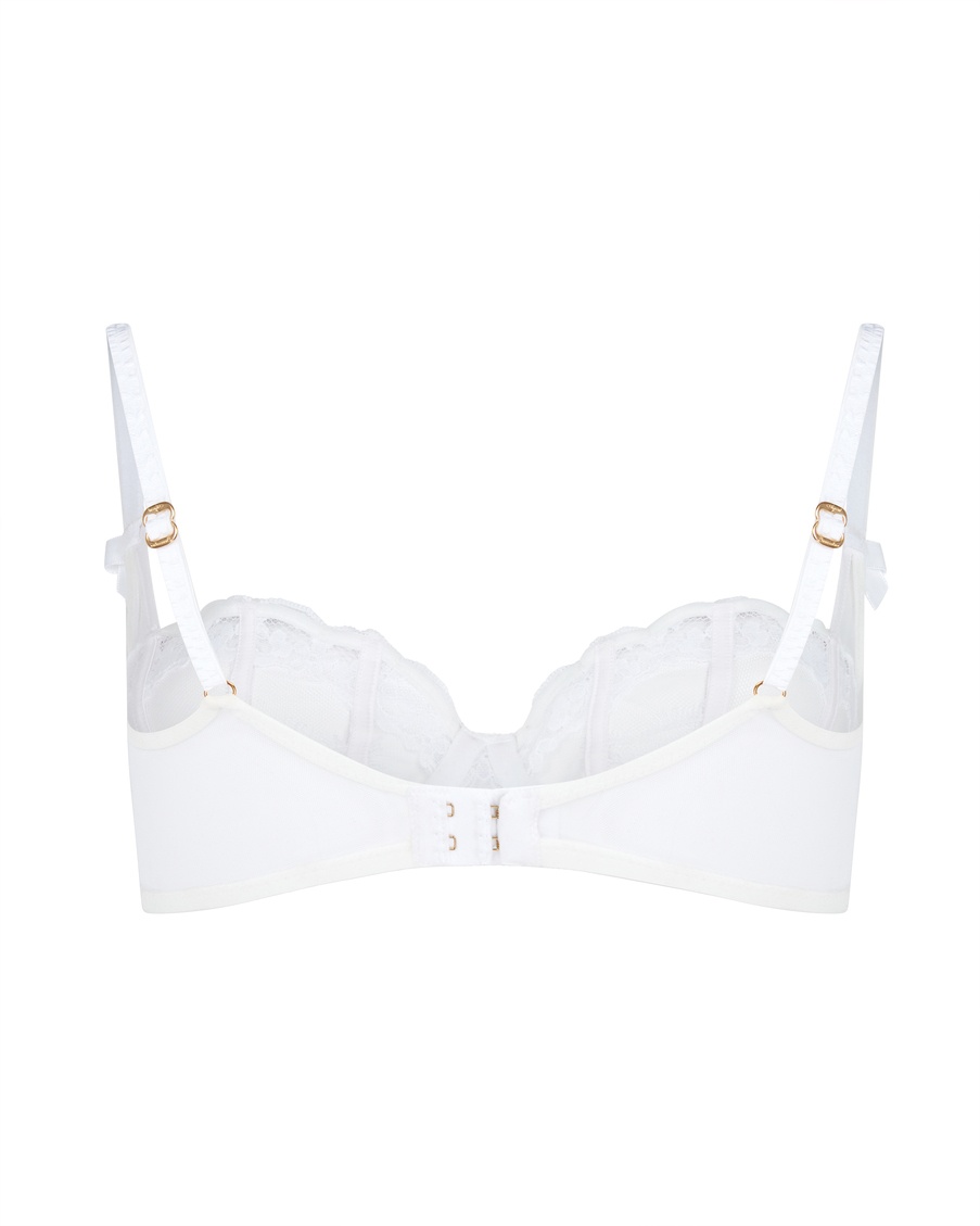 Белый бюстгальтер балконет Mariann