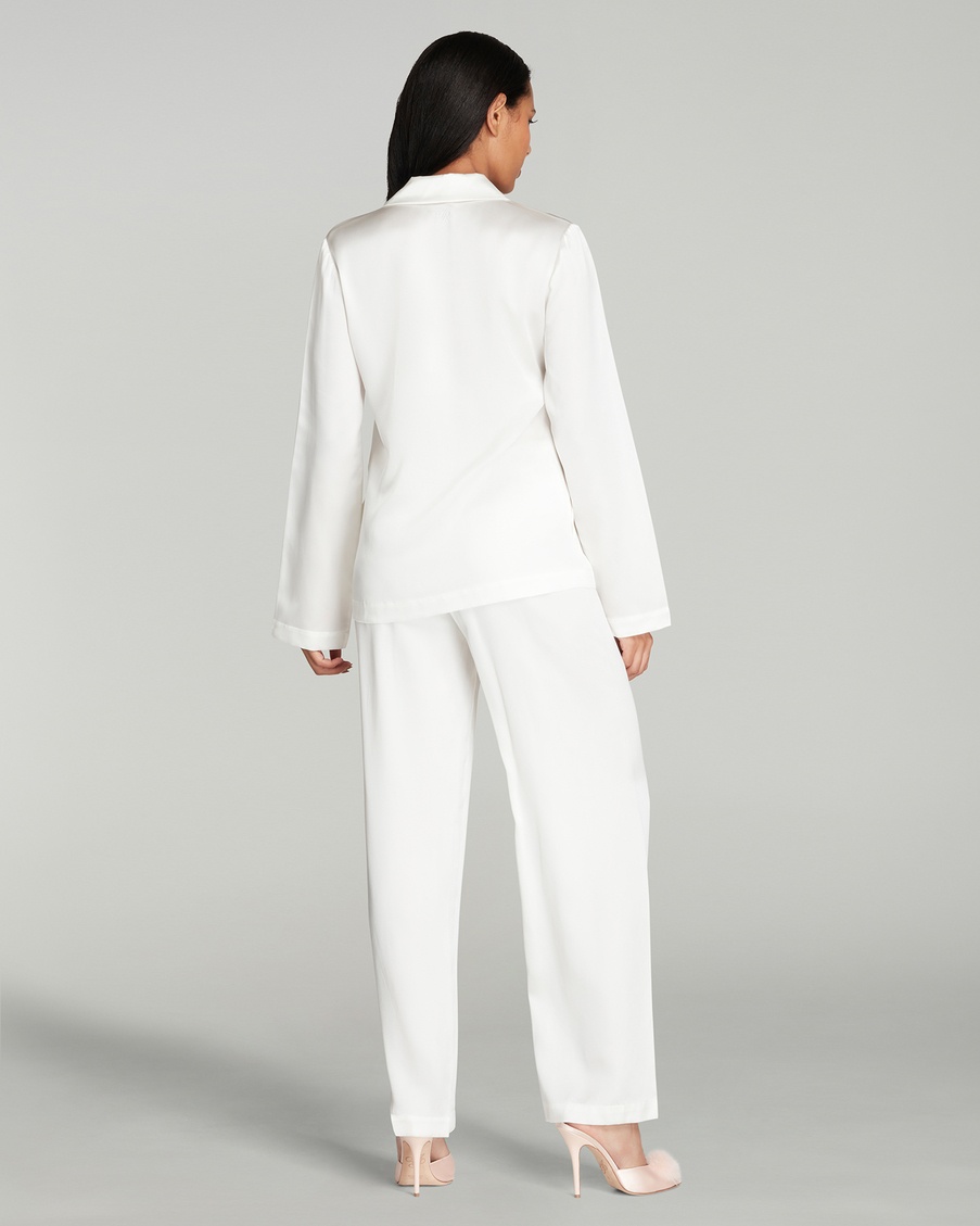 Пижама цвета слоновой кости Cecily