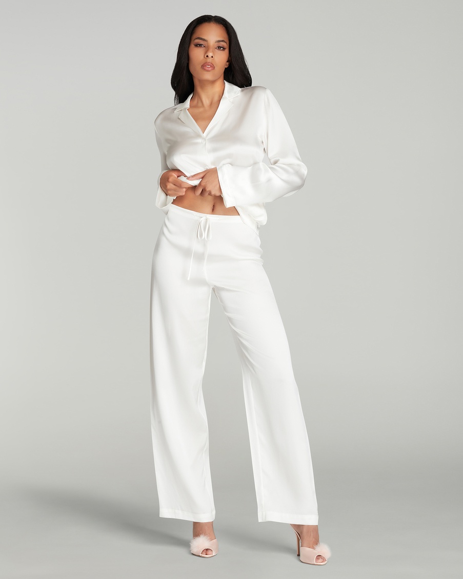 Пижама цвета слоновой кости Cecily