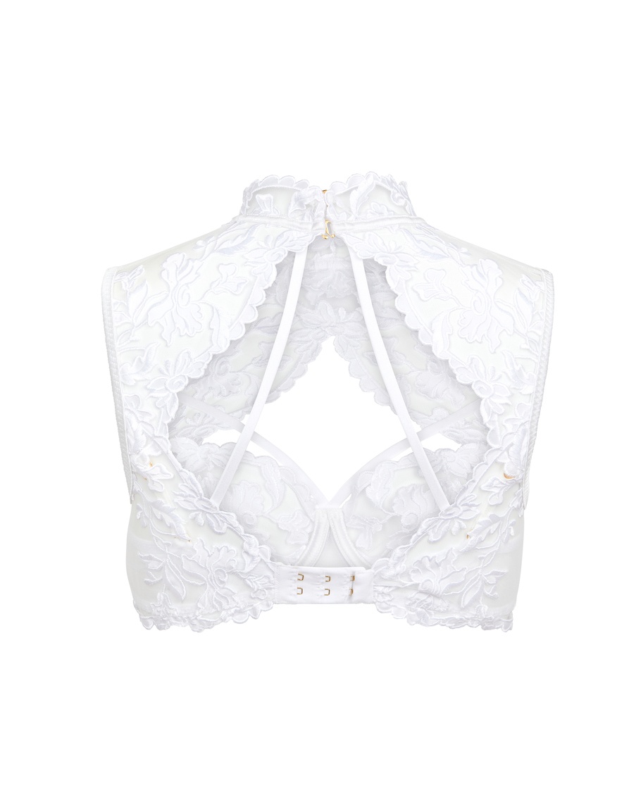 Белый бюстгальтер с мягкой чашкой Darlia