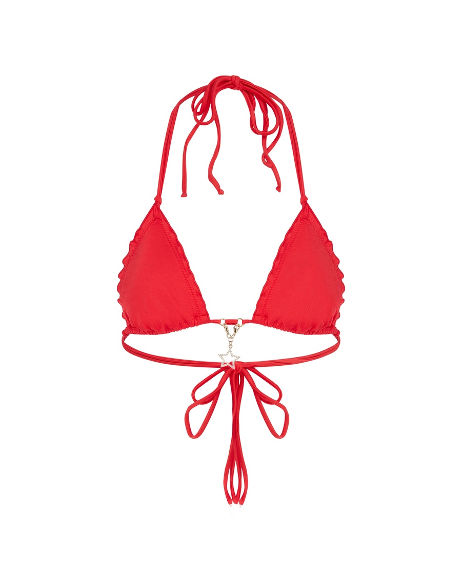 Красный топ купальника Berry