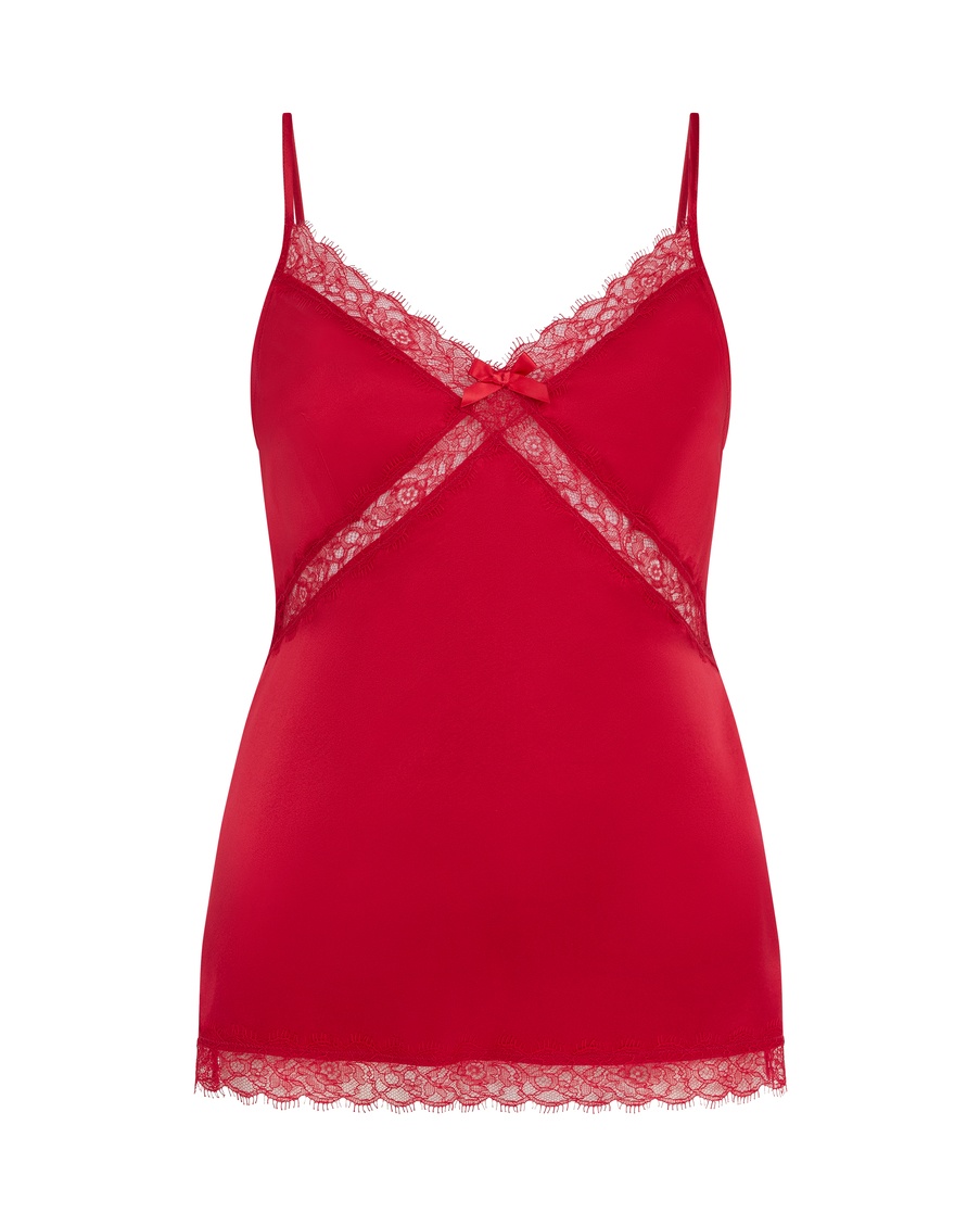 Красный топ пижамы Gisele
