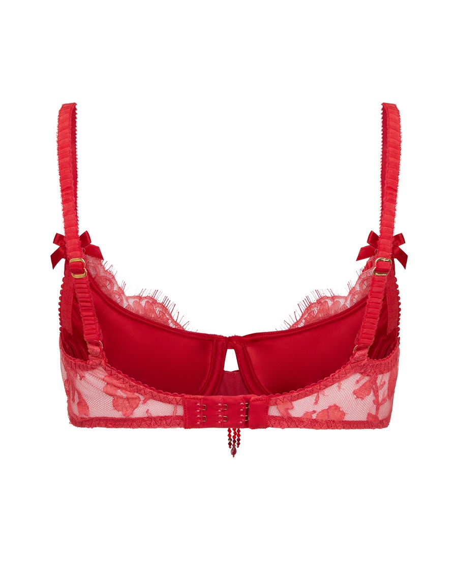 Красный бюстгальтер с плотной чашкой Graicelle