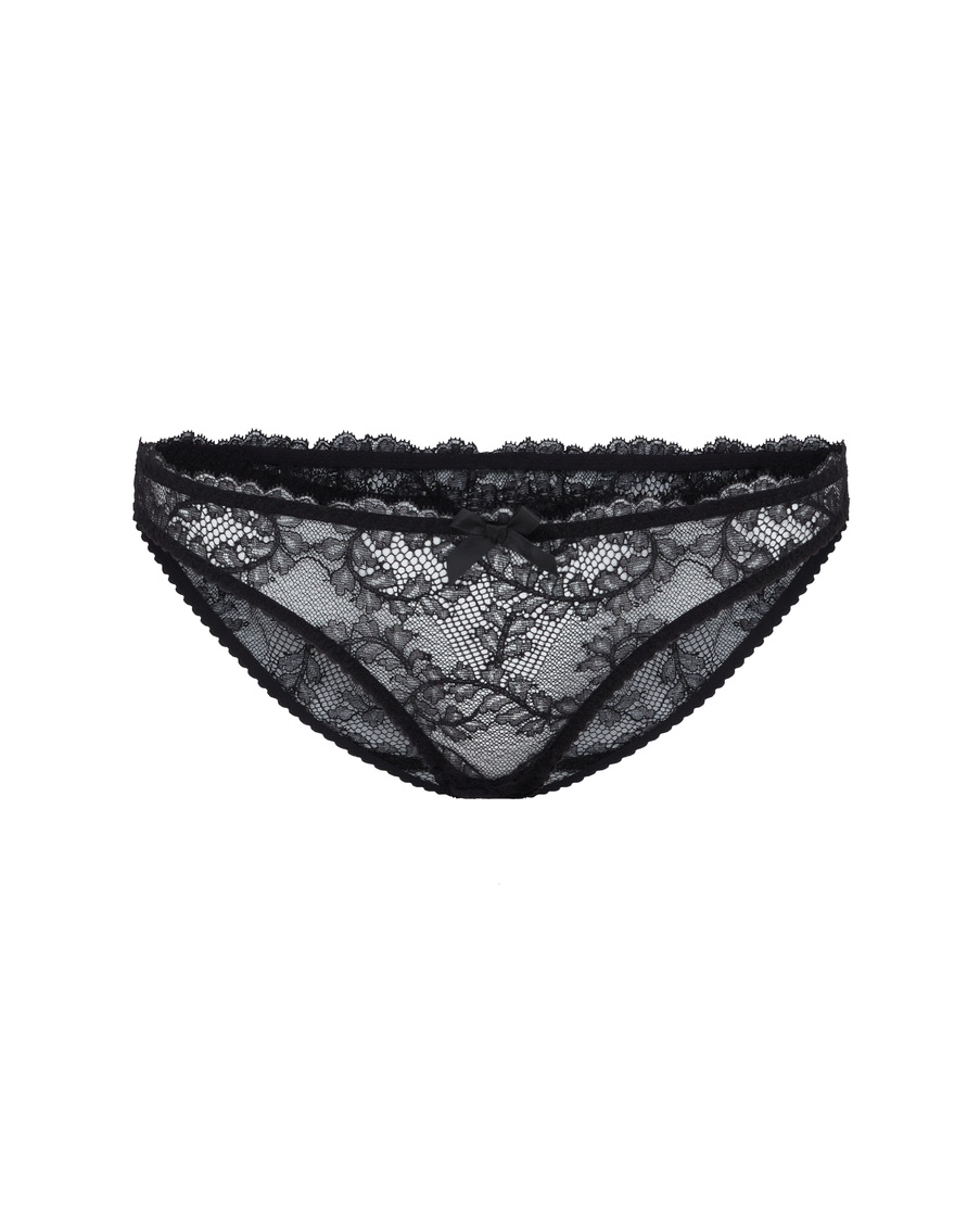 Черные классические трусы Love