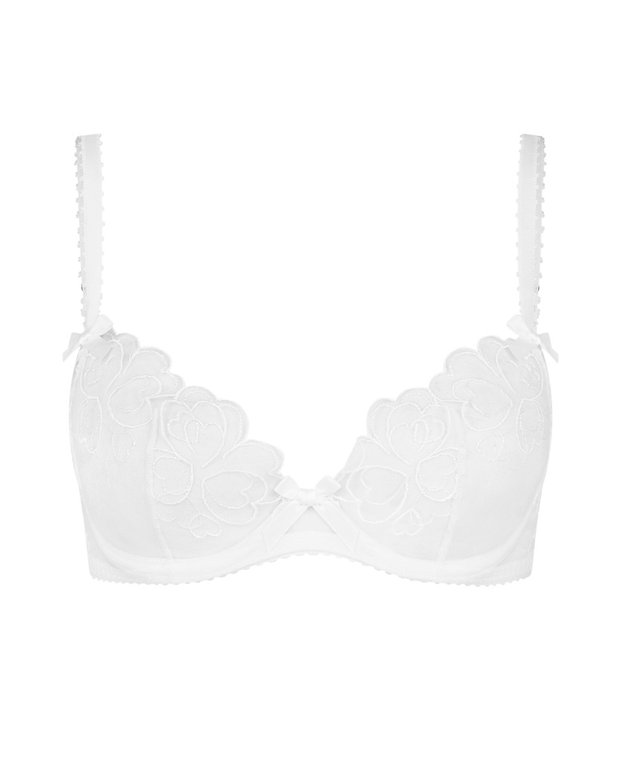 Белый бюстгальтер с мягкой чашкой Maysie