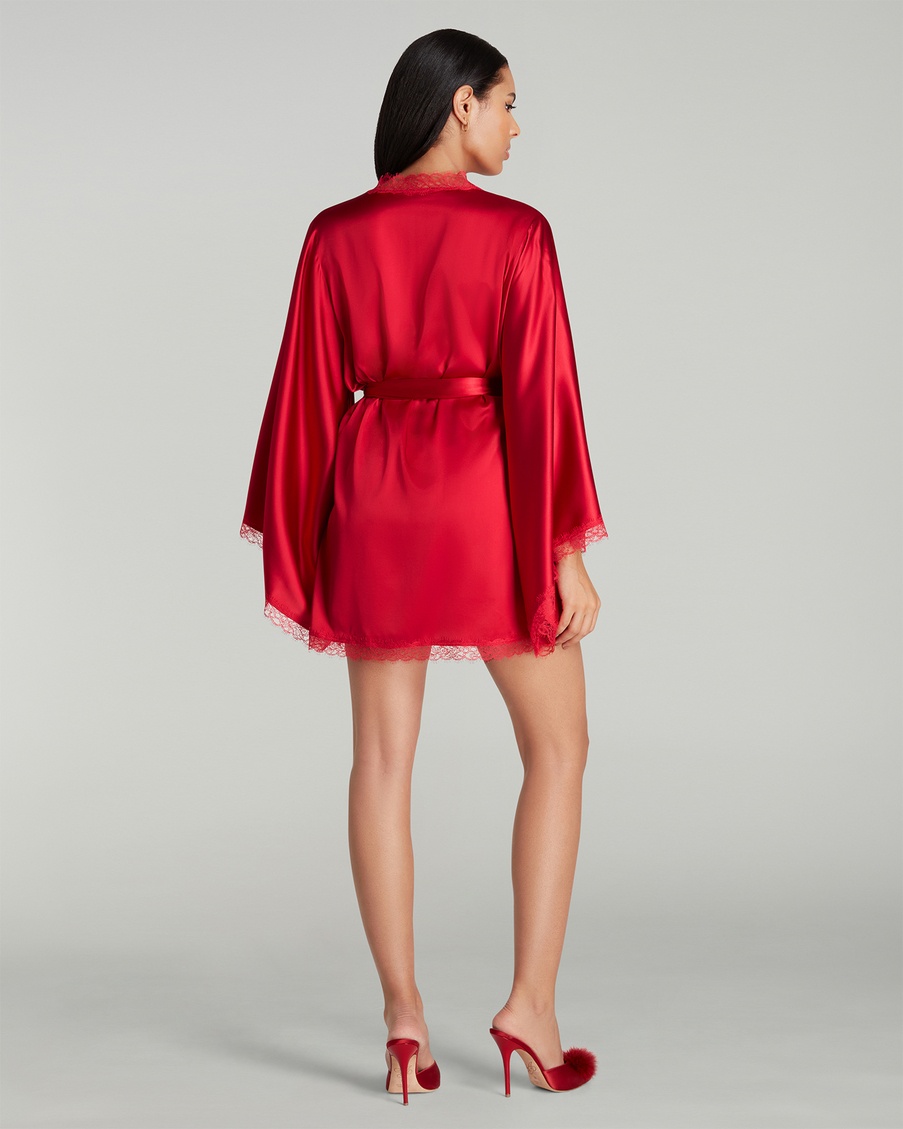 Красный халат-кимоно Gisele