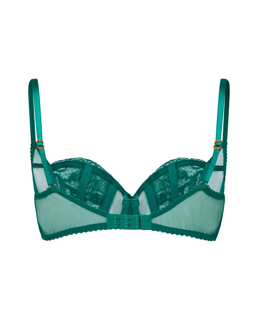 Зеленый бюстгальтер балконет Rozlyn