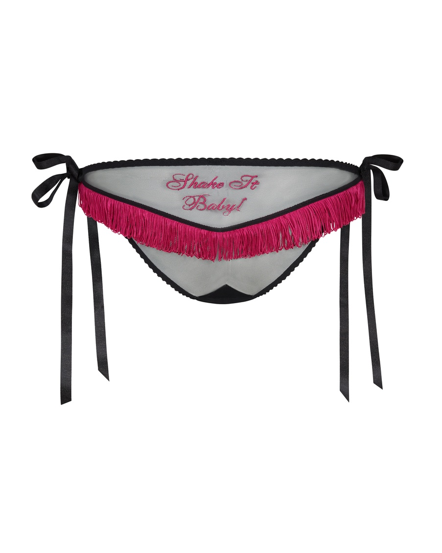 Черные трусы на завязках Shake Baby