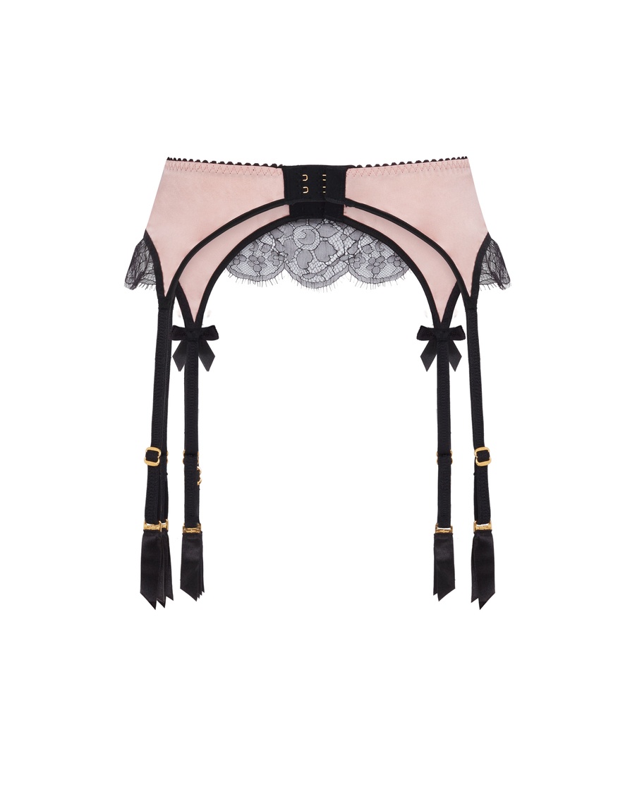 Бледно-розовый пояс для чулок Sammi