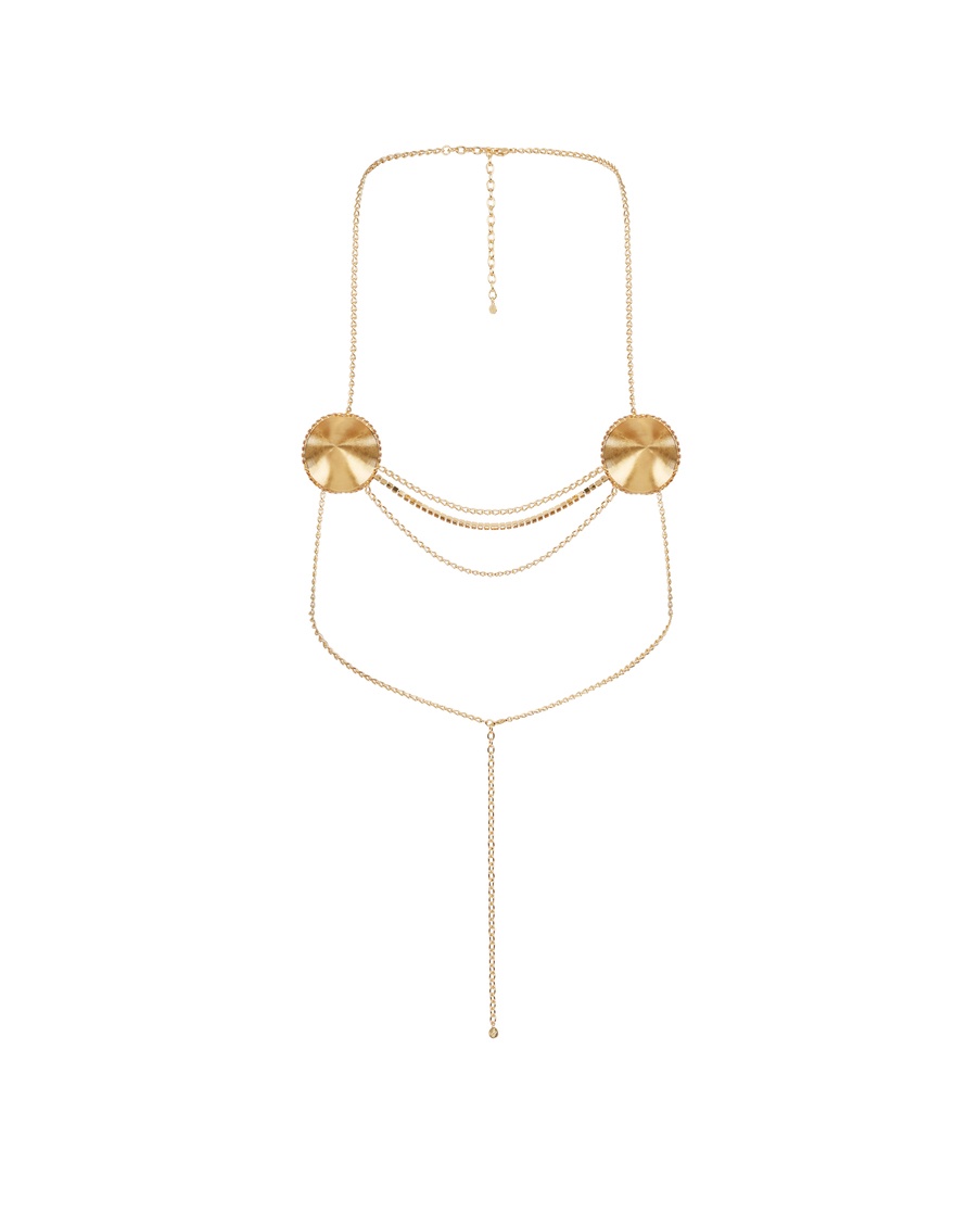 Золотистые накладки Lucia