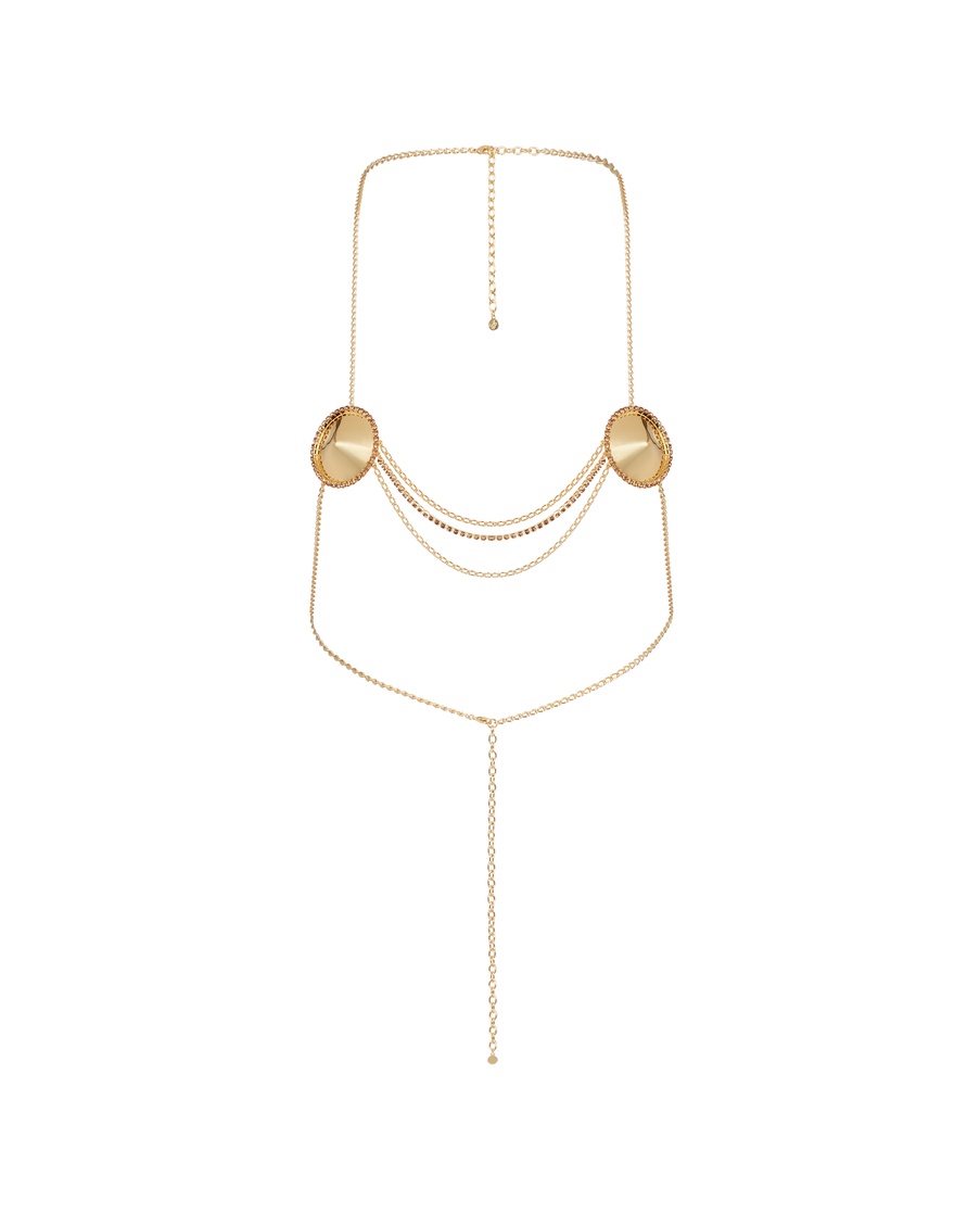 Золотистые накладки Lucia