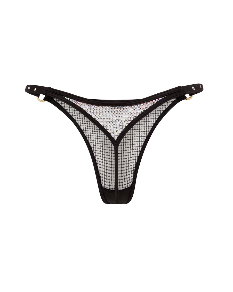 Черные трусы стринги Estellie