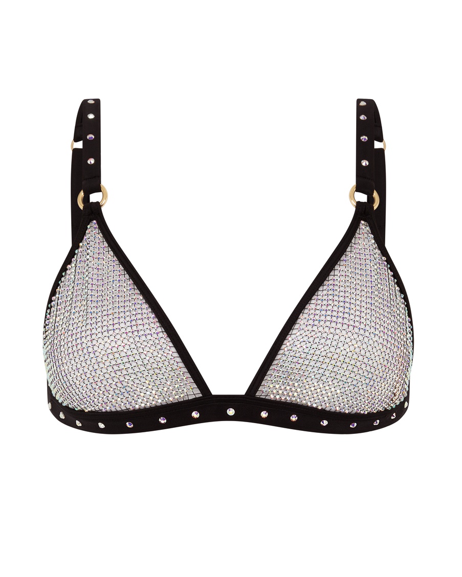 Черный бюстгальтер с мягкой чашкой Estellie