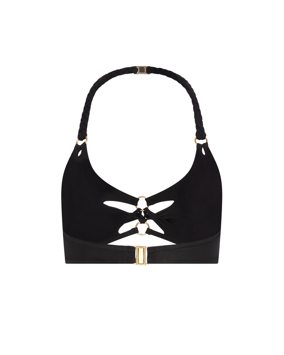 Черный топ купальника Ginny