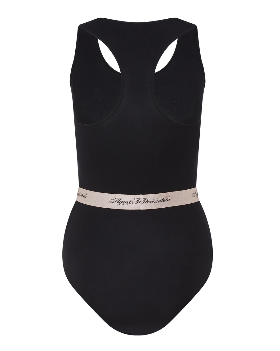 Черное боди Clea