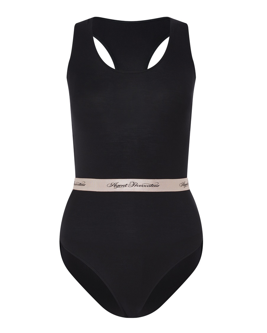 Черное боди Clea