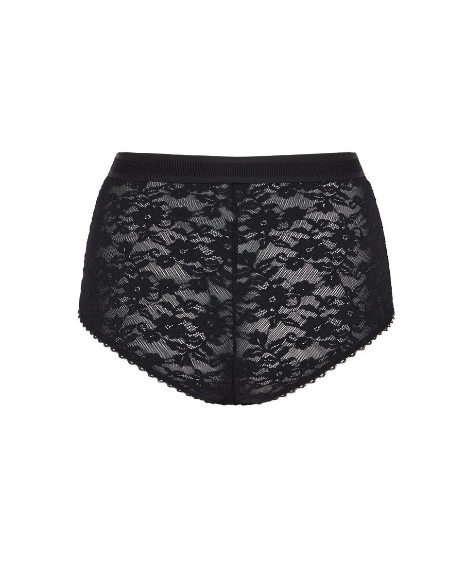 Черные трусы с высокой посадкой Frankie