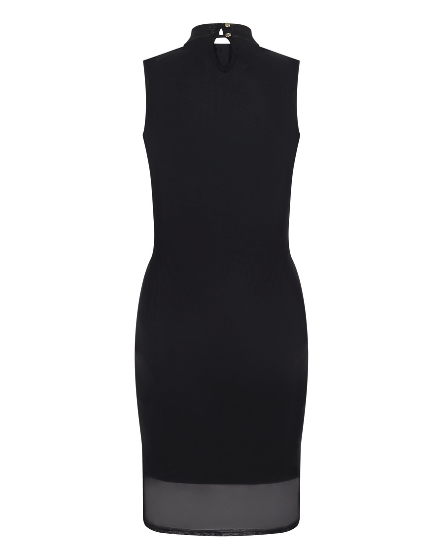 Черное короткое платье Laurella