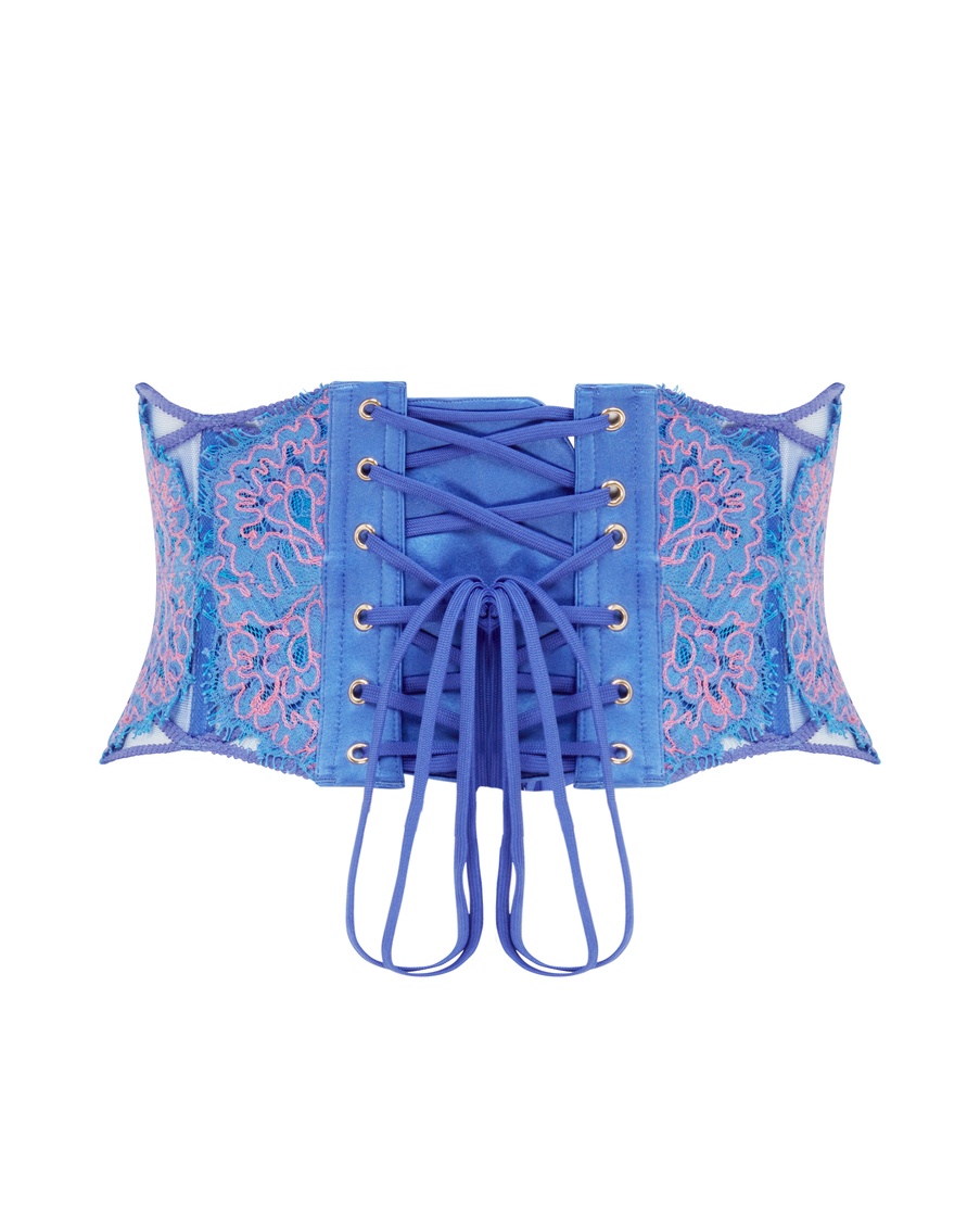 Голубой корсетный пояс Eviee
