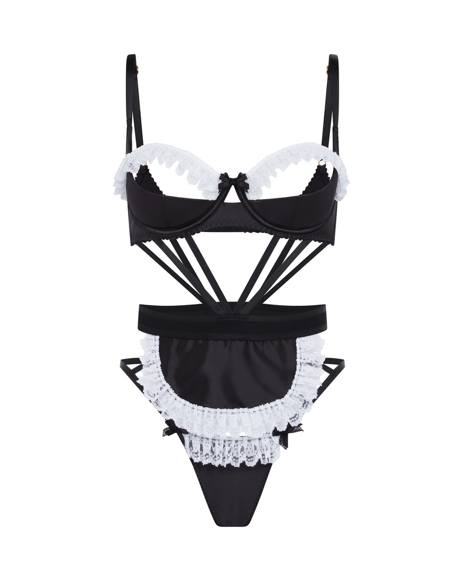 Черно-белое боди Bonnie