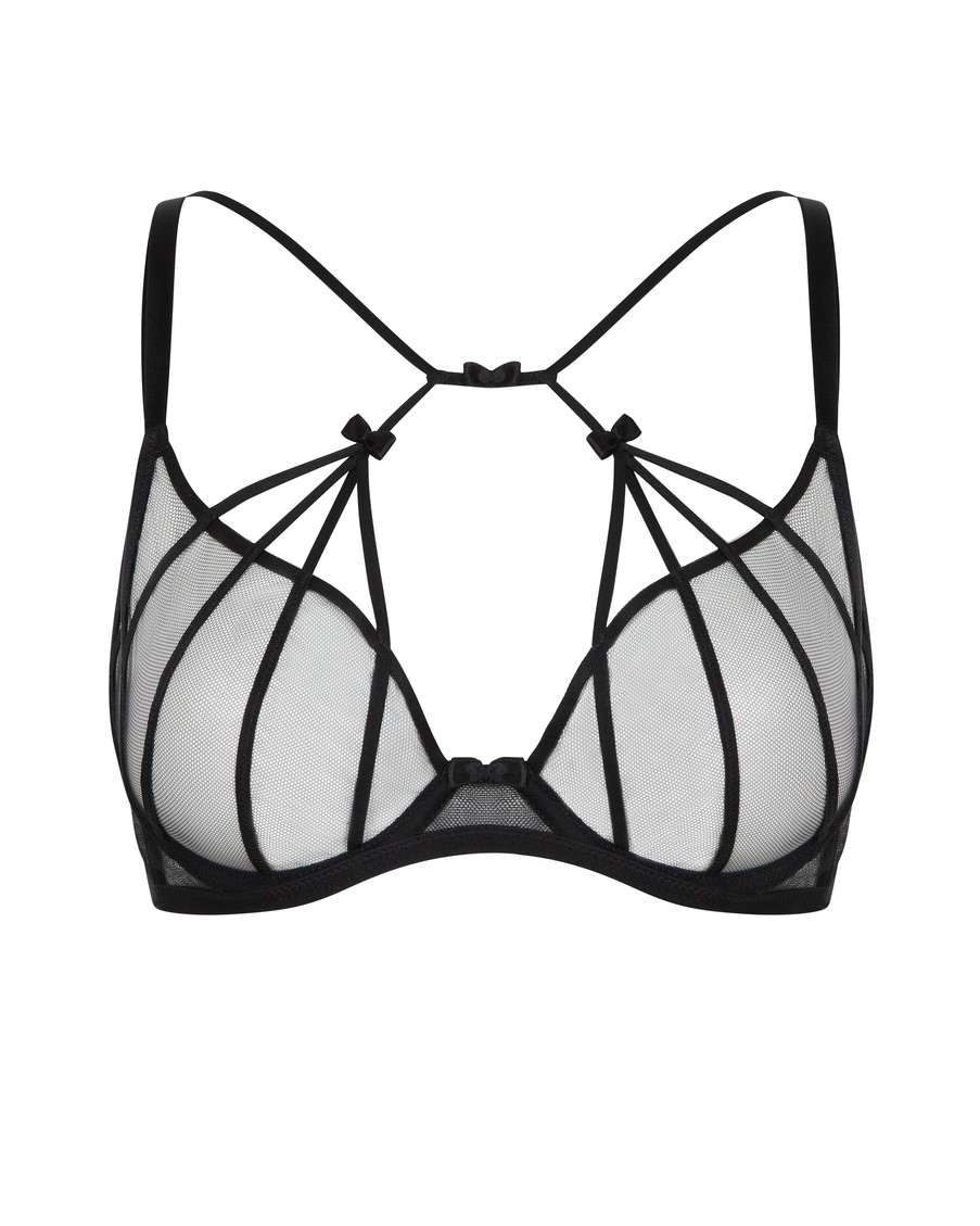 Черный бюстгальтер с мягкой чашкой Missi