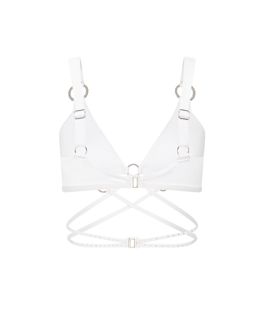 Белый топ купальника Tenesee