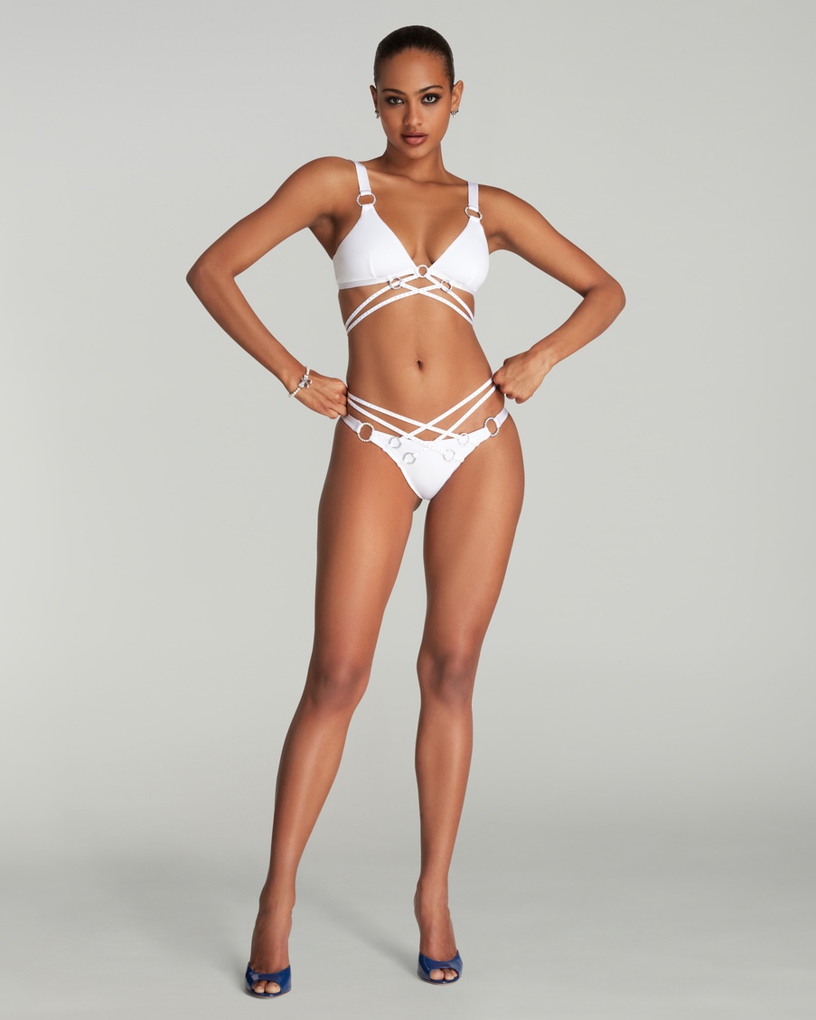 Белый топ купальника Tenesee