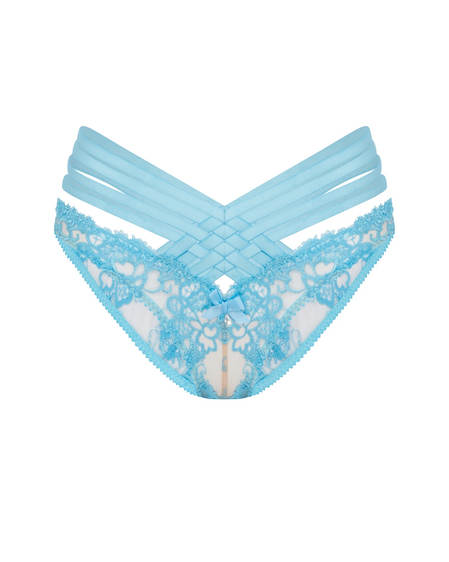 Голубые классические трусы Dioni