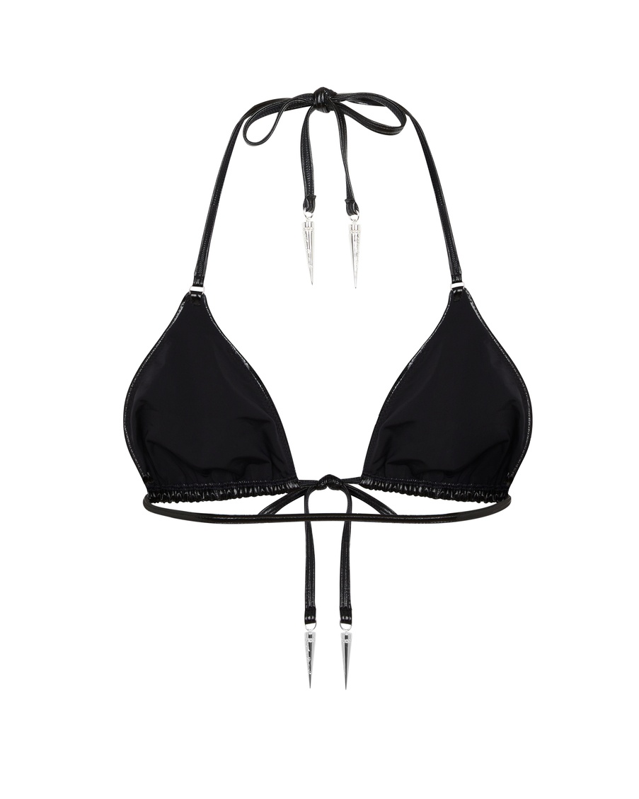 Черный топ купальника Mika