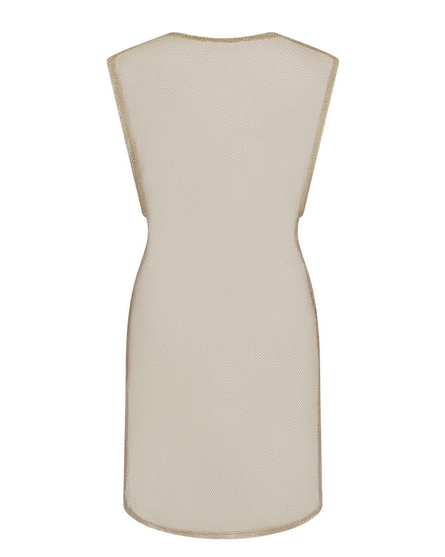 Золотистое пляжное платье Orina