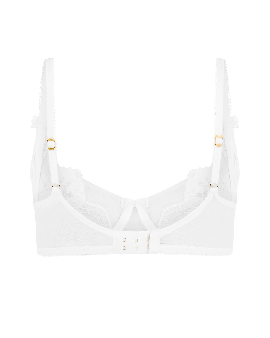 Белый бюстгальтер балконет Alysia